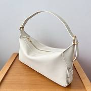 Celine Romy medium calfskin white bag - 2