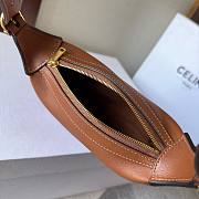 Celine Romy small calfskin brown bag - 4