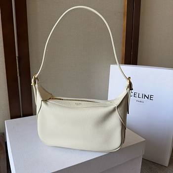 Celine Romy small calfskin white bag