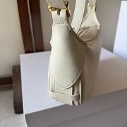 Celine Romy small calfskin white bag - 5