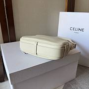 Celine Romy small calfskin white bag - 4