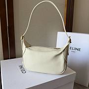 Celine Romy small calfskin white bag - 3