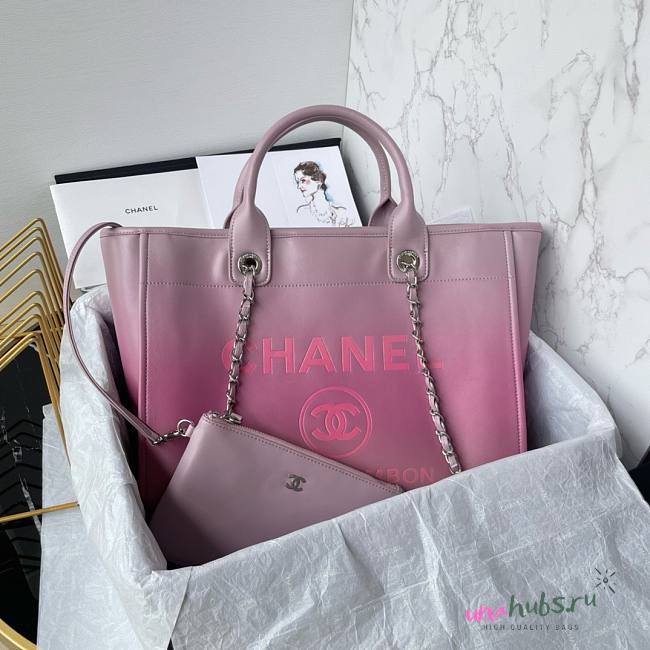 Chanel pink A66941 large shopping bag  - 1