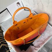 Chanel orange A66941 large shopping bag - 3