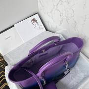 Chanel purple A66941 large shopping bag - 6