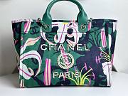 Chanel green A66941 large shopping bag - 1