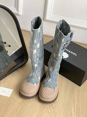 Chanel denim high boots - 2