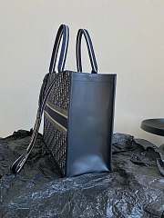 Large Dior Book Tote Leather Strap Bag - 6