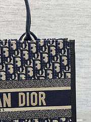 Dior Medium Book Tote Leather Strap Bag - 3