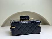 Chanel camera box black leather bag  - 6