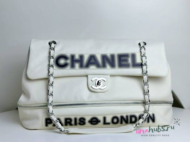 Chanel Expandable Flap Paris London Large Bag - 1