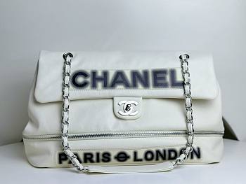 Chanel Expandable Flap Paris London Large Bag