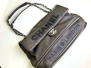 Chanel Expandable Flap Paris London Large Brown Bag - 5