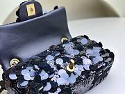 Chanel CF Black Sequin Small 25 Bag - 4