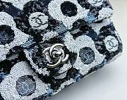 Chanel CF Multicolor Folower Sequins Lambskin Flap Bag - 5