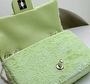 Chanel CF Multicolor Green Sequins Lambskin Flap Bag - 6