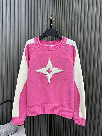 Dior star pink sweater