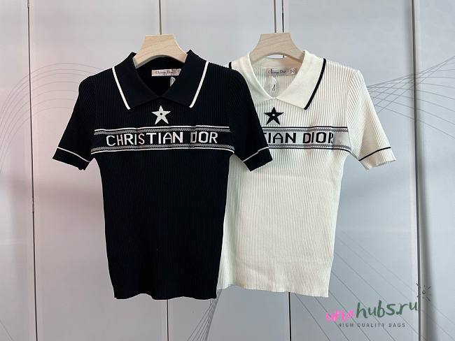 Dior Chritian shirt ( white/ black) - 1