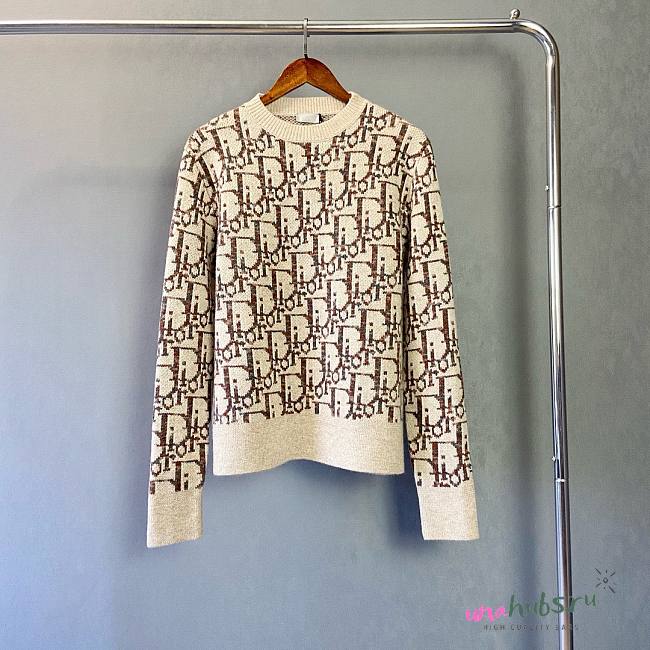 Dior brown monogram long sleeves shirt  - 1