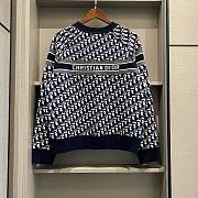 Dior blue monogram sweater  - 1