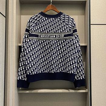 Dior blue monogram sweater 