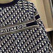 Dior blue monogram sweater  - 5