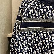 Dior blue monogram sweater  - 6