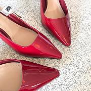 Dior red patent slingback heels - 2