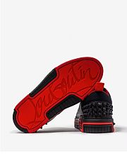 Christian Louboutin Astroloubi Black & Red Trainers - 6