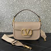 Valentino Garavani Loco beige shoulder bag - 1