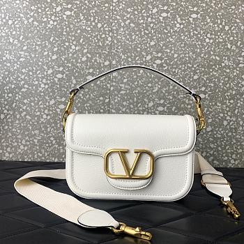 Valentino Garavani Loco white shoulder bag