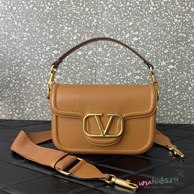 Valentino Garavani Loco brown shoulder bag - 1