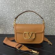 Valentino Garavani Loco brown shoulder bag - 1