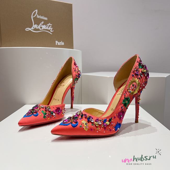 Christian Louboutin Artifice Strass 120mm Heels  - 1