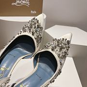 Christian Louboutin Artifice Strass 120mm White Heels - 3