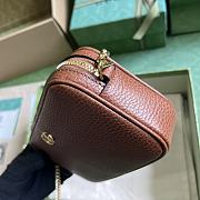 Gucci GG super mini brown chain bag - 6