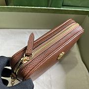 Gucci GG super mini brown chain bag - 3