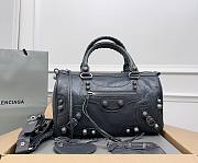 Balenciaga Medium Le Cagole Black Leather Bag - 1