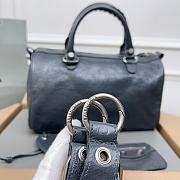 Balenciaga Medium Le Cagole Black Leather Bag - 3