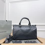 Balenciaga Medium Le Cagole Black Leather Bag - 4