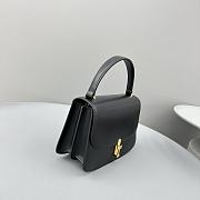 The Row Sofia Black Leathner Hand Bag - 6