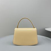 The Row Sofia Beige Leather Hand Bag - 4