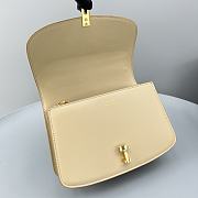 The Row Sofia Beige Leather Hand Bag - 3