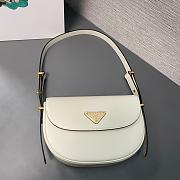 Prada Arqué White Leather Bag - 3