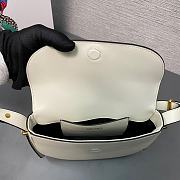 Prada Arqué White Leather Bag - 4