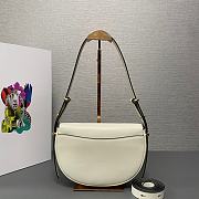 Prada Arqué White Leather Bag - 5