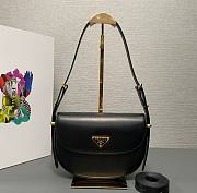 Prada Arqué Black Leather Bag - 1