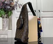 Louis Vuitton Duo Sling Brown Leather Bag  - 4