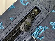 Louis Vuitton Duo Sling Blue Monogram Leather Bag - 2