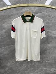 Gucci Men Polo ( white/ black) - 2